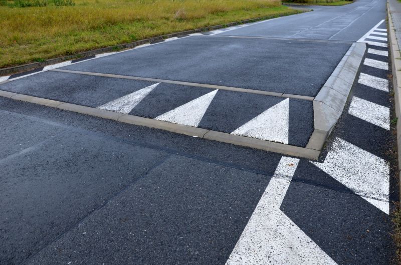High-Visibility Speed Bumps